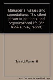 Tapa de Managerial values and expectations