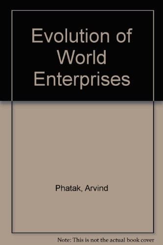 Tapa de Evolution of world enterprises