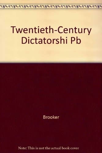 Tapa de Twentieth-century dictatorships