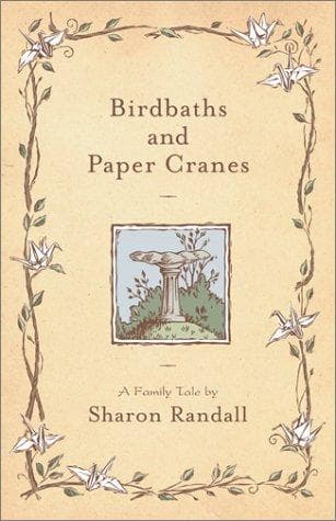 Tapa de Birdbaths and paper cranes