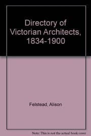 Tapa de Directory of British architects, 1834-1900