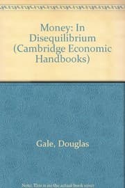 Tapa de Money: In Disequilibrium (Cambridge Economic Handbooks)