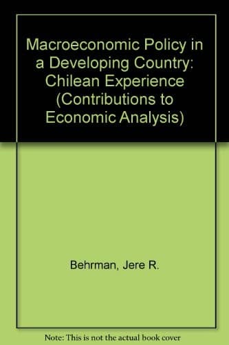 Tapa de Macroeconomic policy in a developing country