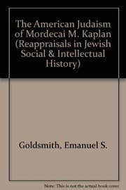 Tapa de The American Judaism of Mordecai M. Kaplan