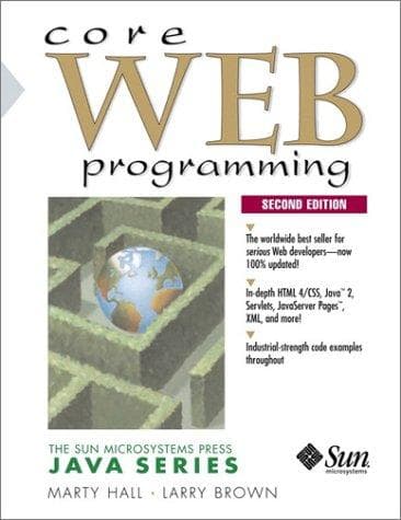 Tapa de Core Web Programming (2nd Edition) Volumes I & II (Core Series)