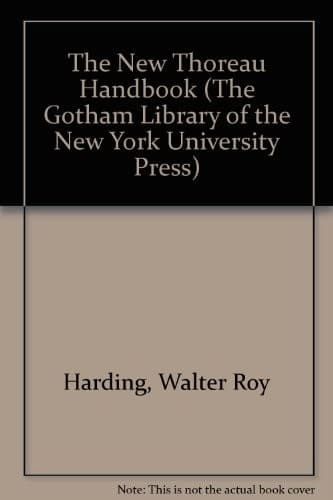 Tapa de The new Thoreau handbook