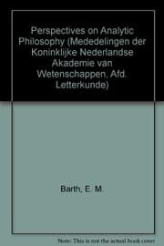 Tapa de Perspectives on analytic philosophy