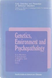 Tapa de Genetics, Environment and Psychopathology