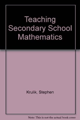 Tapa de Teaching Secondary School Mathematics