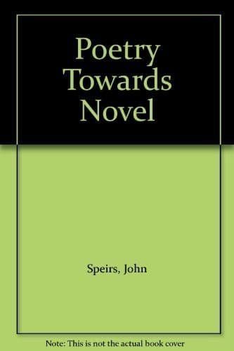 Tapa de Poetry towards novel