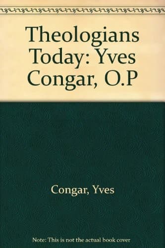 Tapa de Yves M.-J. Congar, OP