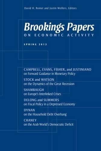 Tapa de Brookings Papers on Economic Activity: Spring 2012