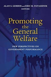 Tapa de Promoting the General Welfare: New Perspectives on Government Performance