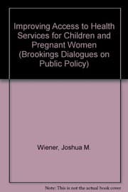Tapa de Improving access to health services for children and pregnant women