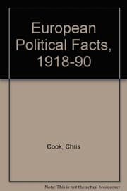 Tapa de European political facts, 1918-90