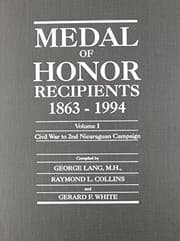 Tapa de Medal of Honor recipients, 1863-1994