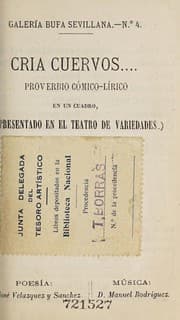 Tapa de Cría cuervos