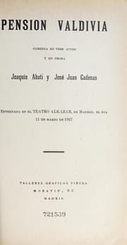 Tapa de Pensión Valdivia