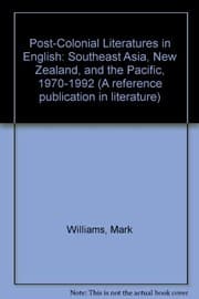 Tapa de Post-colonial literatures in English