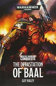Tapa de The Devastation of Baal (Space Marine Conquests)