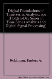 Tapa de Digital foundations of time series analysis