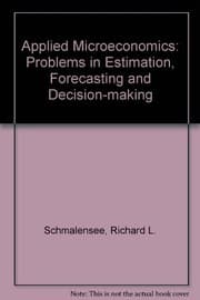 Tapa de Applied microeconomics; problems in estimation, forecasting, and decision-making
