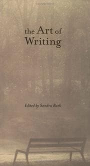 Tapa de The art of writing
