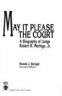 Tapa de May it please the court