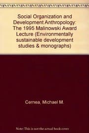 Tapa de Social organization and development anthropology