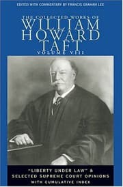 Tapa de "Liberty under law" and selected Supreme Court opinions