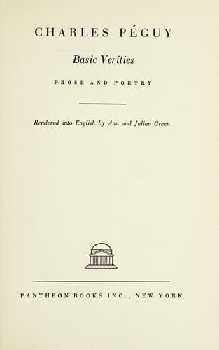 Tapa de Basic verities, prose, and poetry