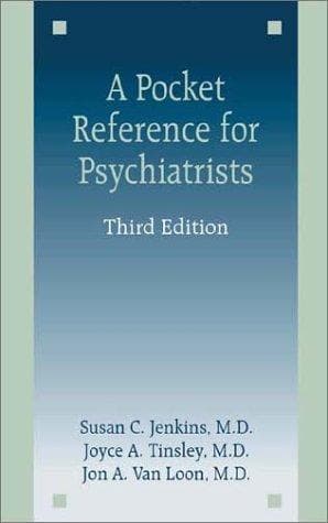 Tapa de A pocket reference for psychiatrists