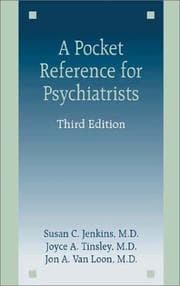 Tapa de A pocket reference for psychiatrists