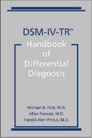 Tapa de DSM-IV-TR handbook  of differential diagnosis