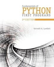 Tapa de Fundamentals of Python: First Programs