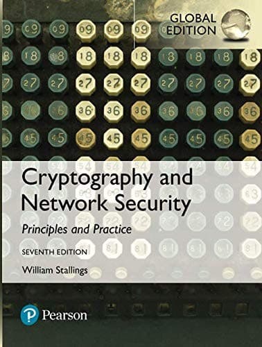 Tapa de Cryptography and Network Security: Principles and Practice, Global Edition