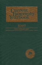 Tapa de Current Biography Yearbook-2007 (Current Biography Yearbooks)