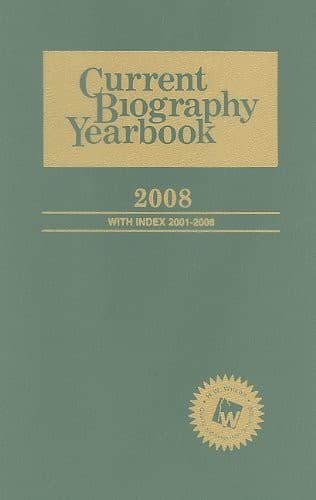 Tapa de Current Biography Yearbook-2008