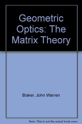 Tapa de Geometric optics