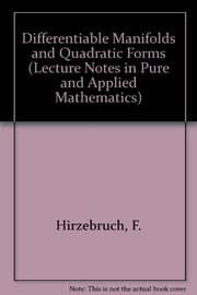 Tapa de Differentiable manifolds and quadratic forms
