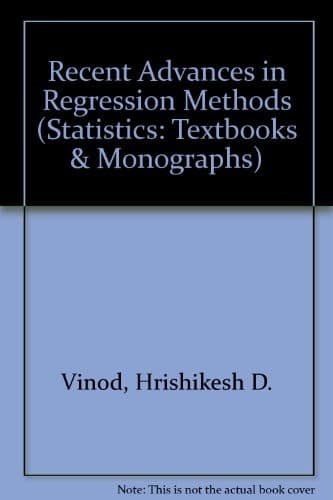 Tapa de Recent advances in regression methods