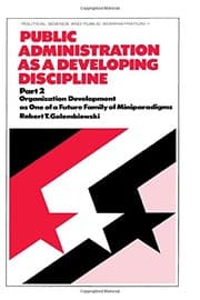 Tapa de Public administration as a developing discipline