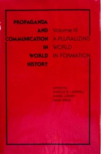 Tapa de A Pluralizing world in formation