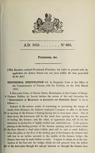 Tapa de Specification of Benjamin Cook