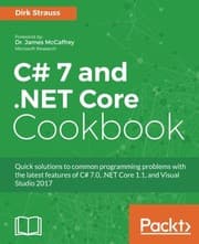 Tapa de C# 7 and .NET Core Cookbook