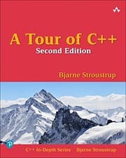 Tapa de A Tour of C++ (2nd Edition) (C++ In-Depth Series)