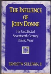 Tapa de The influence of John Donne