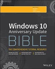 Tapa de Windows 10 Anniversary Update Bible