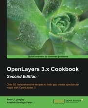 Tapa de OpenLayers 3.x Cookbook - Second Edition