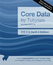 Tapa de Core Data by Tutorials Second Edition: iOS 9 and Swift 2 Edition